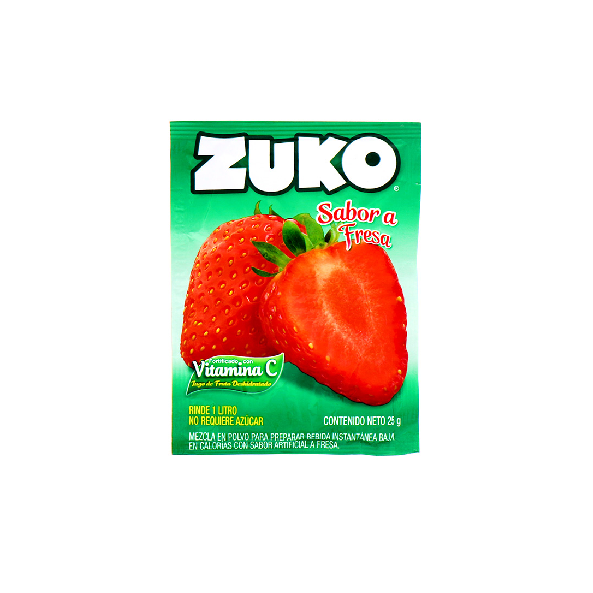Izar Trágico interno Refresco en Polvo Naranja 12 sobres X 25 gramos, Zuko - La Carretilla